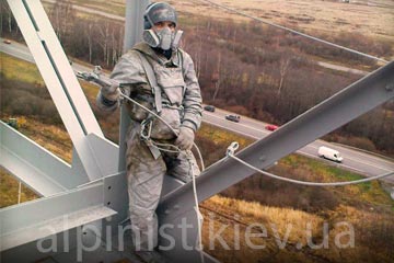 противопожарная покраска металлоконструкций фото