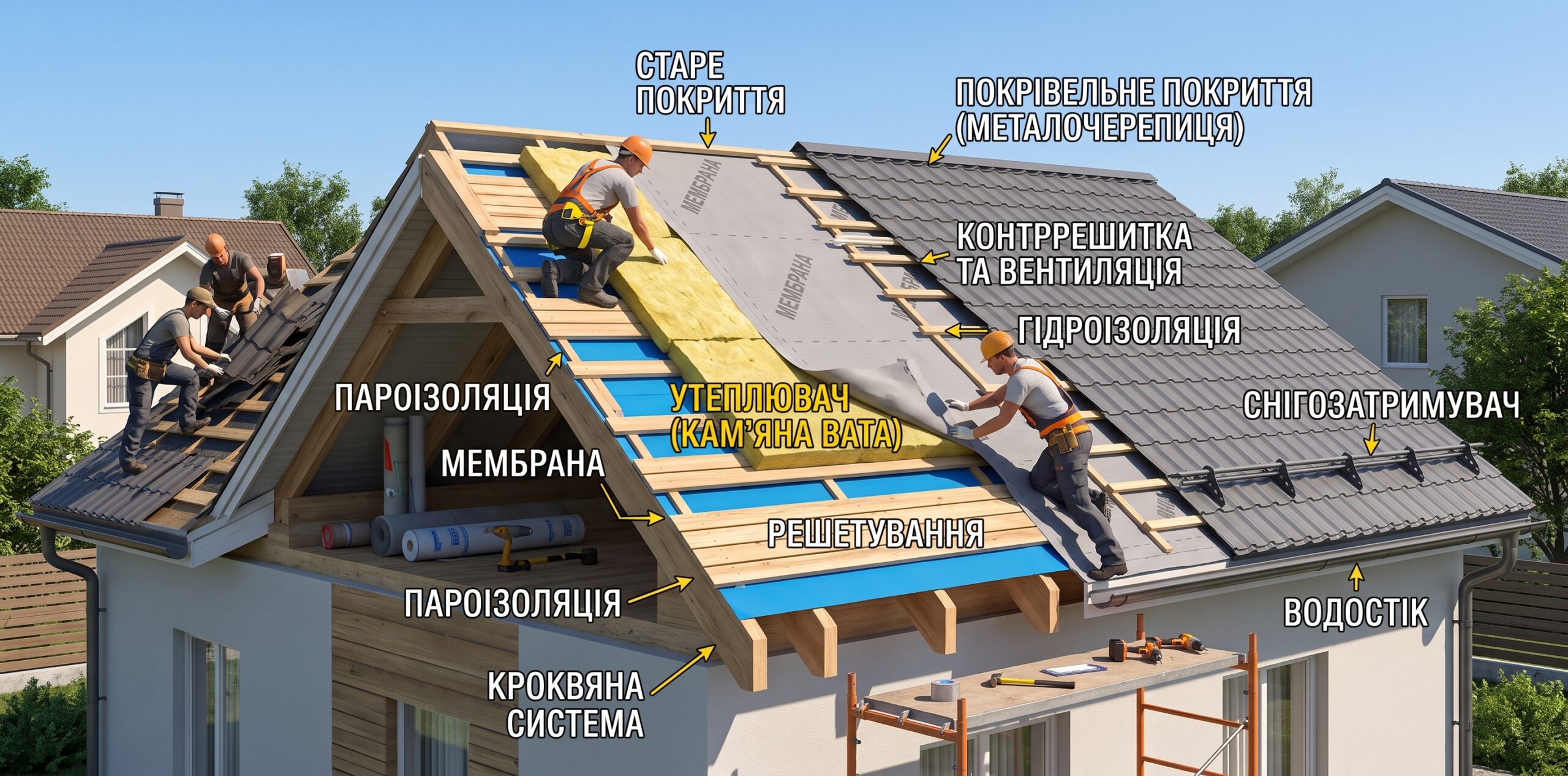 Сколько стоит перекрыть крышу